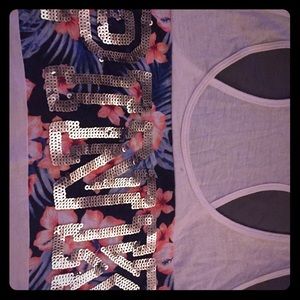 Sale!  Floral BLING design 💎tank top !!